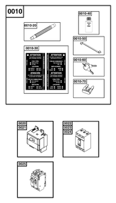Accessory Group Diagram and Parts List for 076198-00  Briggs and Stratton Generator